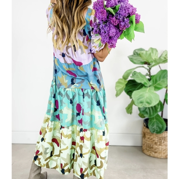 XS/S Anthropologie Caroline Tiered Maxidress - Picture 3 of 16